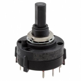 1 pcs : A20405RNCQK - SWITCH ROTARY 4POS 2.5A 125V
