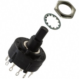 1 pcs : A20503RNZQK - SWITCH ROTARY 5POS 2.5A 125V