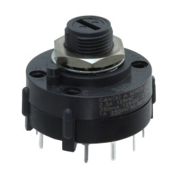 1 pcs : A205S1MNCQ - SWITCH ROTARY 5POS 2.5A 125V