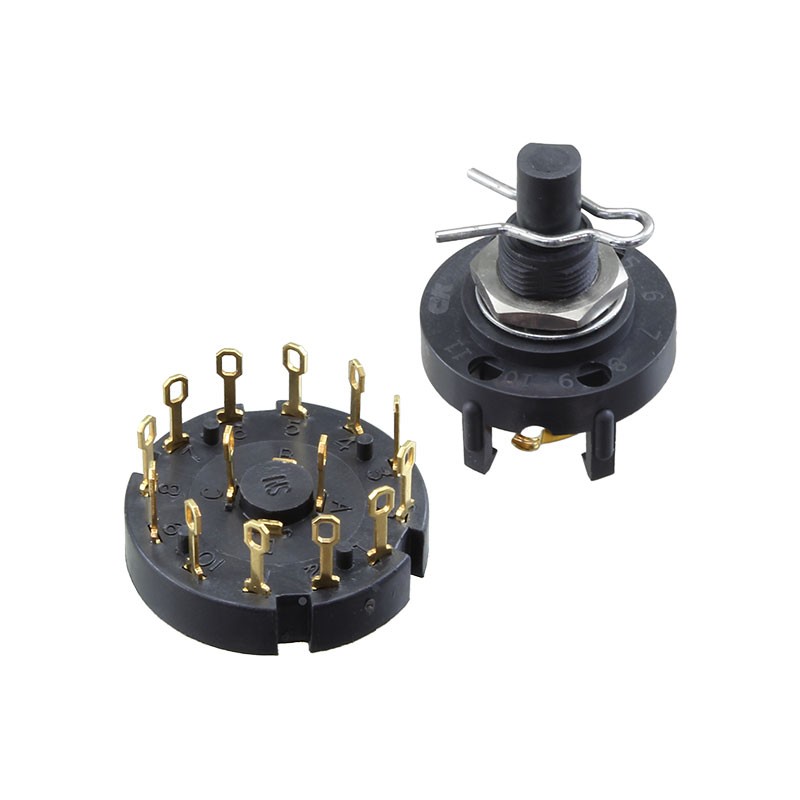 1 pcs : A20603MNMCB - SWITCH ROTARY 6POS 0.4VA 20V