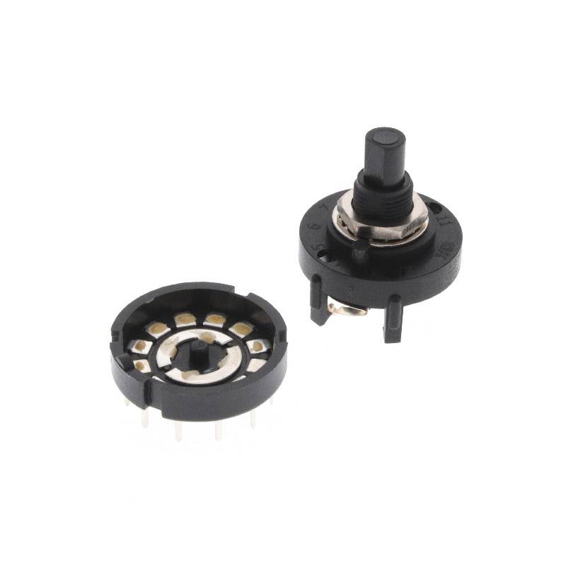 1 pcs : A20603RNMCQ - SWITCH ROTARY 6POS 2.5A 125V