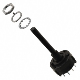 1 pcs : A20615RNCQ - SWITCH ROTARY 6POS 2.5A 125V