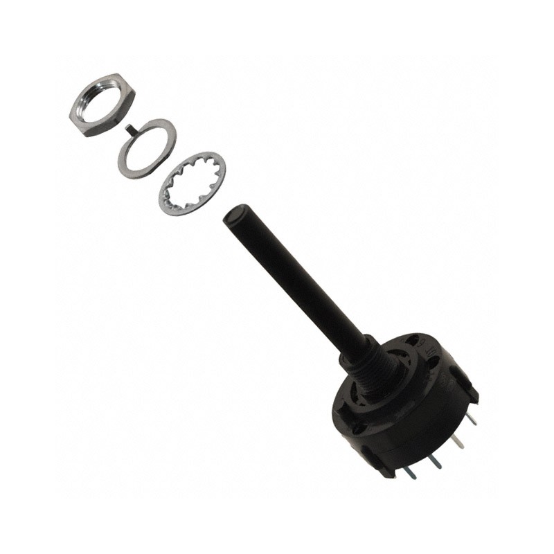 1 pcs : A20615RNCQ - SWITCH ROTARY 6POS 2.5A 125V