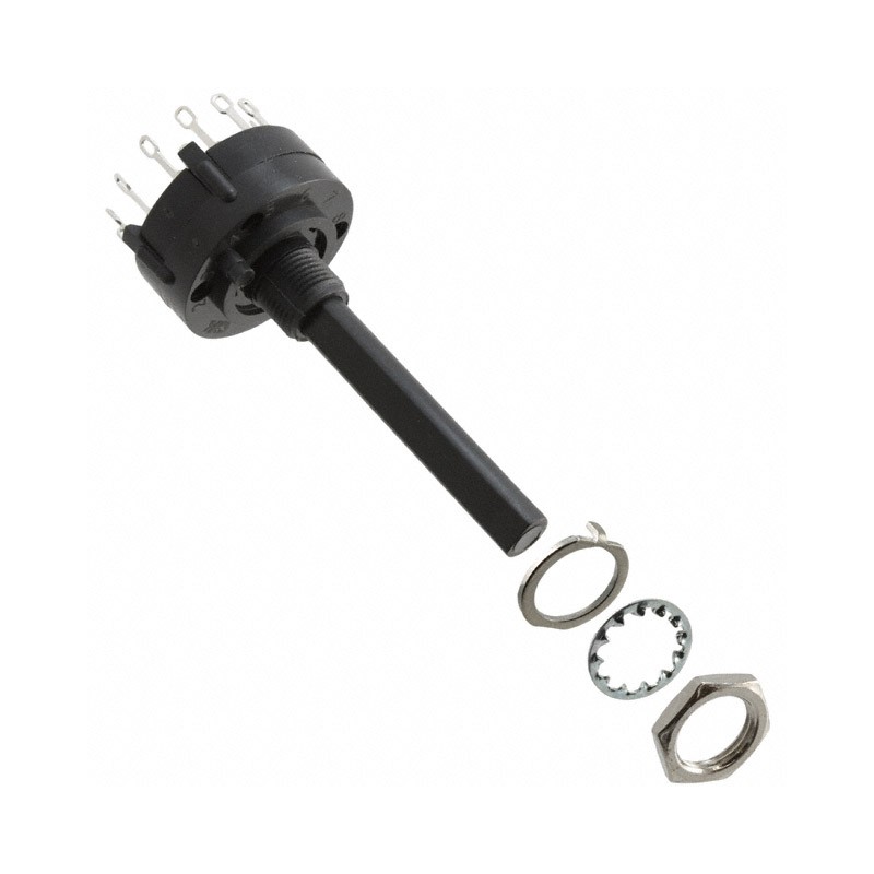 1 pcs : A20615RNZQ - SWITCH ROTARY 6POS 2.5A 125V