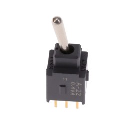 1 pcs : A22AP - SWITCH TOGGLE DPDT 0.4VA 28V