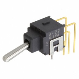 1 pcs : A22AV - SWITCH TOGGLE DPDT 0.4VA 28V