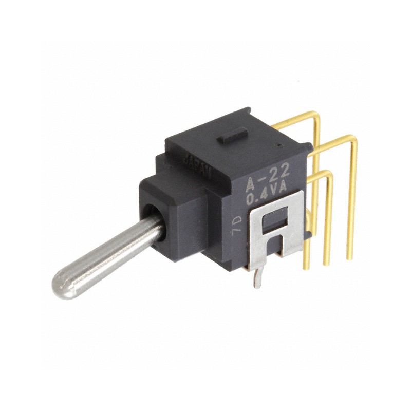 1 pcs : A22AV - SWITCH TOGGLE DPDT 0.4VA 28V