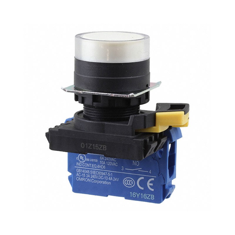 1 pcs : A22NN-BGM-NWA-G100-NN - SWITCH PUSH SPST-NO 10A 120V