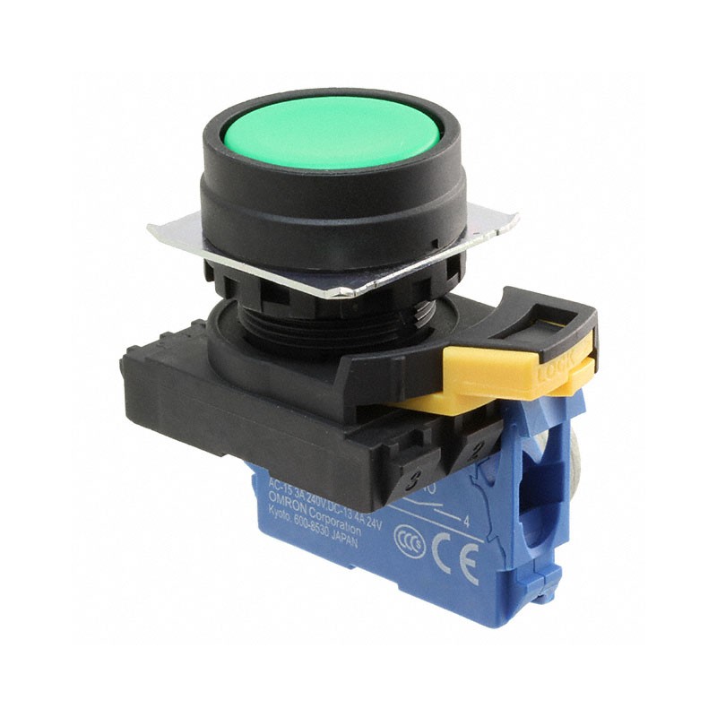 1 pcs : A22NN-BNA-NGA-G100-NN - SWITCH PUSH SPST-NO 10A 120V