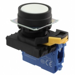 1 pcs : A22NN-BNM-NWA-G100-NN - SWITCH PUSH SPST-NO 10A 120V