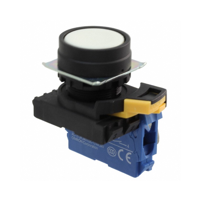 1 pcs : A22NN-BNM-NWA-G100-NN - SWITCH PUSH SPST-NO 10A 120V