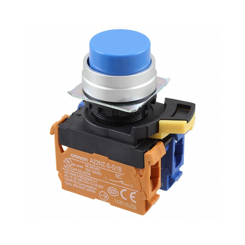 1 pcs : A22NN-BPA-NAA-G102-NN - SWITCH PUSH DPST-NO/NC 10A 120V