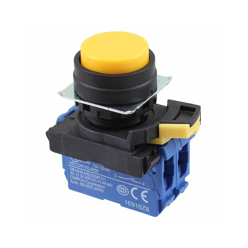 1 pcs : A22NN-BPA-NYA-G101-NN - SWITCH PUSH DPST-NO 10A 120V