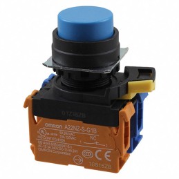 1 pcs : A22NN-BPM-NAA-G102-NN - SWITCH PUSH DPST-NO/NC 10A 120V