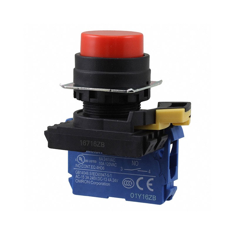 1 pcs : A22NN-BPM-NRA-G100-NN - SWITCH PUSH SPST-NO 10A 120V