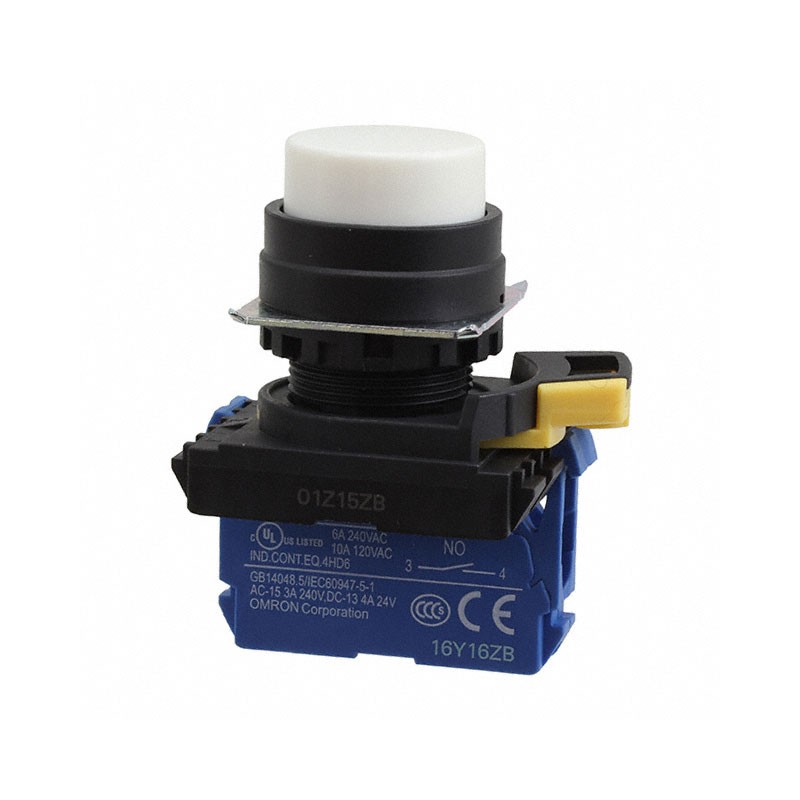 1 pcs : A22NN-BPM-NWA-G100-NN - SWITCH PUSH SPST-NO 10A 120V