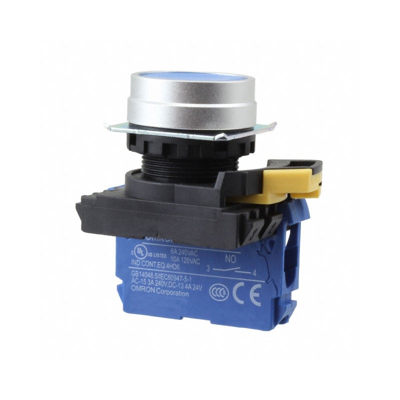 1 pcs : A22NN-MNM-NAA-G100-NN - SWITCH PUSH SPST-NO 10A 120V