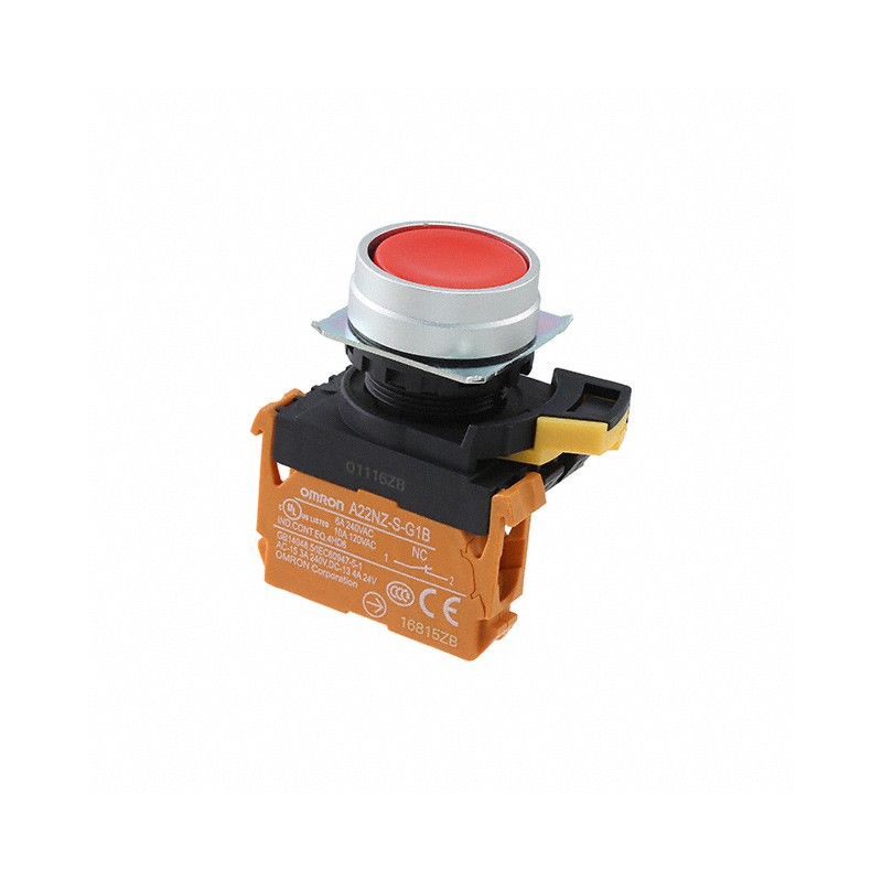 1 pcs : A22NN-MNM-NRA-G002-NN - SWITCH PUSH SPST-NC 10A 120V