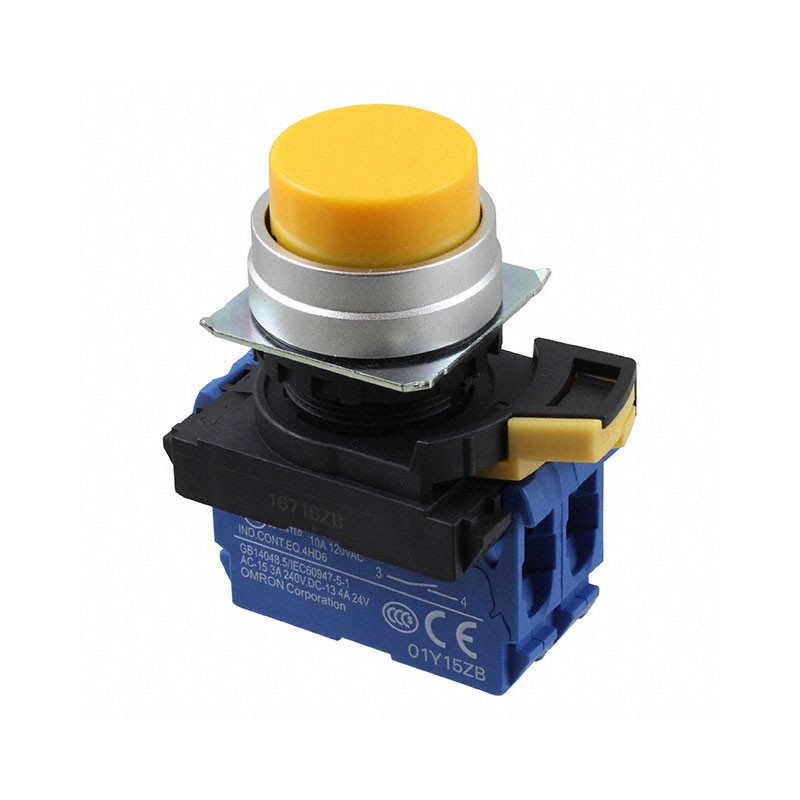 1 pcs : A22NN-MPA-NYA-G101-NN - SWITCH PUSH DPST-NO 10A 120V