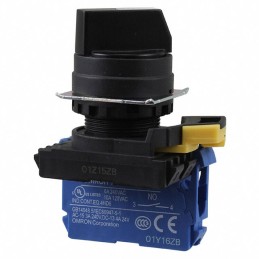 1 pcs : A22NS-2BL-NBA-G100-NN - SWITCH SELECT 2POS SPST 10A 120V