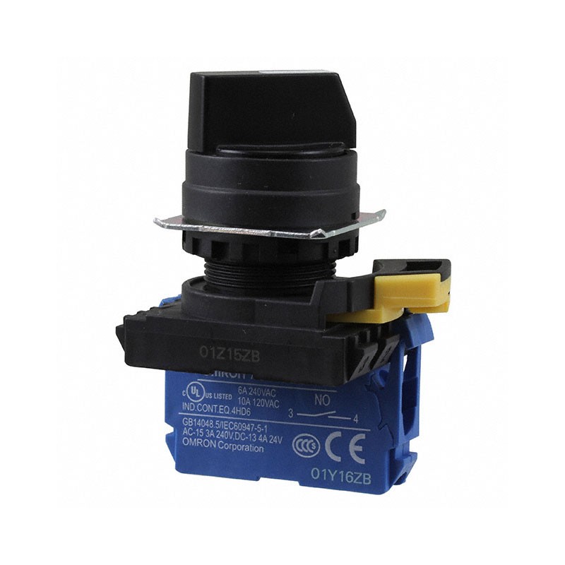 1 pcs : A22NS-2BL-NBA-G100-NN - SWITCH SELECT 2POS SPST 10A 120V