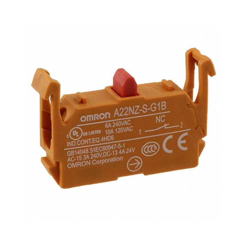 1 pcs : A22NZ-S-G1B - CONTACT BLOCK SPST-NC 10A 120V