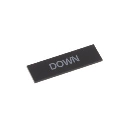 1 pcs : A22Z-3443B-8 - LEGEND PLATE STAND 'DOWN' A22SER