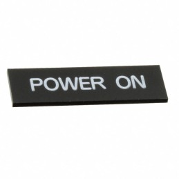 1 pcs : A22Z-3443B-9 - LEGEND PLATE STD 'POWER ON' A22