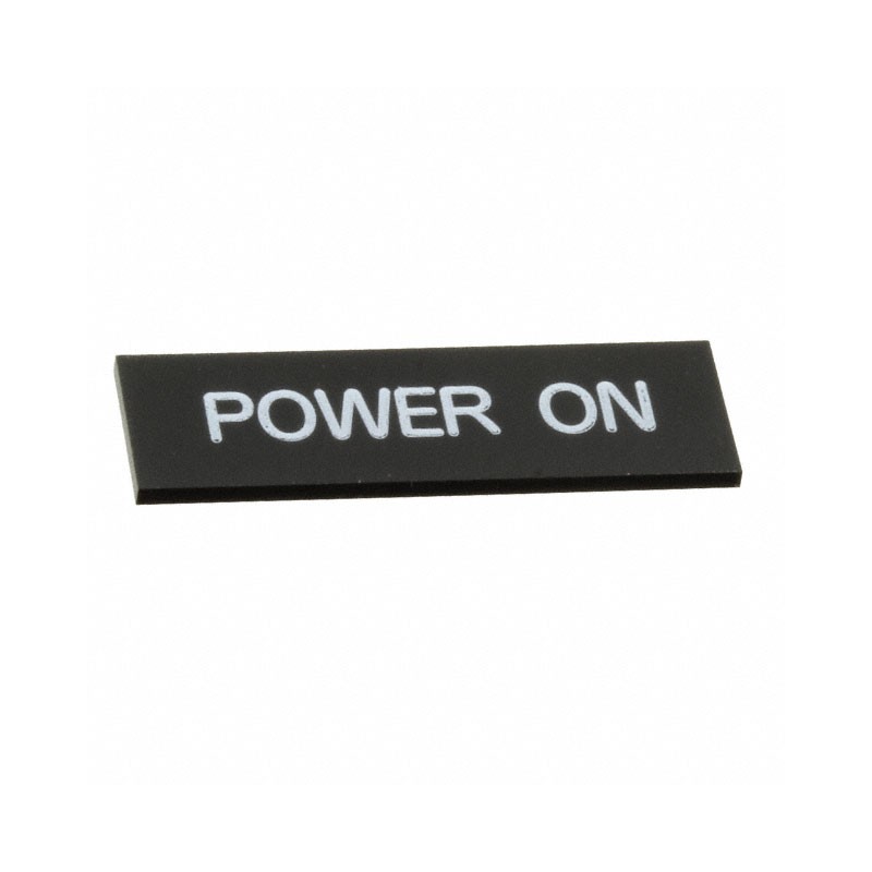 1 pcs : A22Z-3443B-9 - LEGEND PLATE STD 'POWER ON' A22
