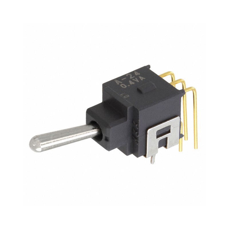 1 pcs : A24AH - SWITCH TOGGLE SP3T 0.4VA 28V