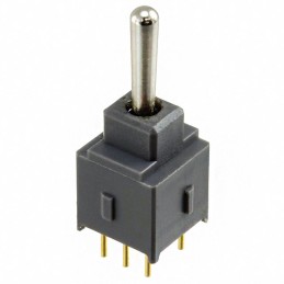 1 pcs : A28AP - SWITCH TOGGLE DPDT 0.4VA 28V