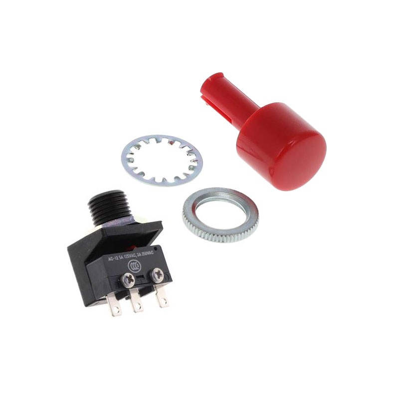 1 pcs : A2A-4R - SWITCH PUSHBUTTON SPDT 5A 125V