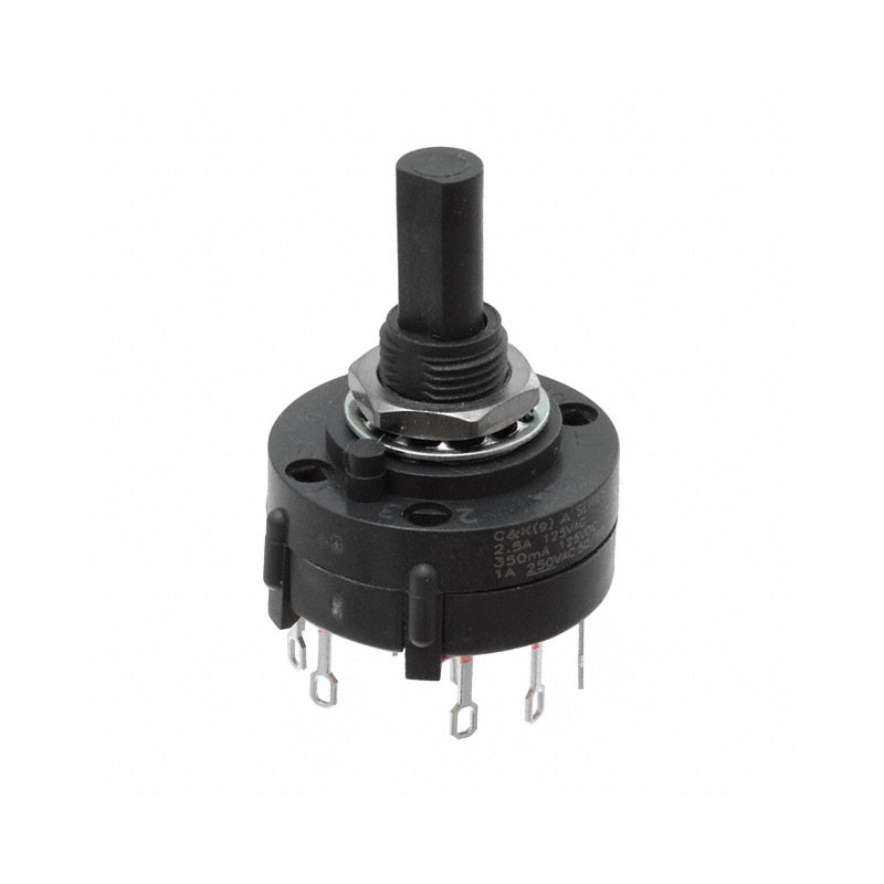 1 pcs : A30305RNZQK - SWITCH ROTARY 3POS 2.5A 125V