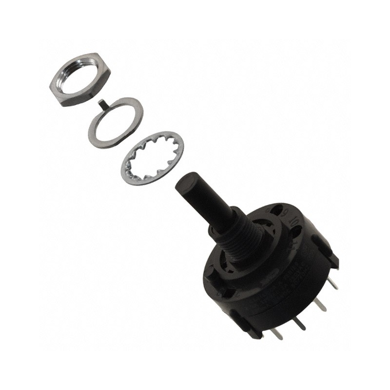 1 pcs : A30405RNCQ - SWITCH ROTARY 4POS 2.5A 125V