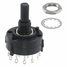 1 pcs : A30405RNZQ - SWITCH ROTARY 4POS 2.5A 125V