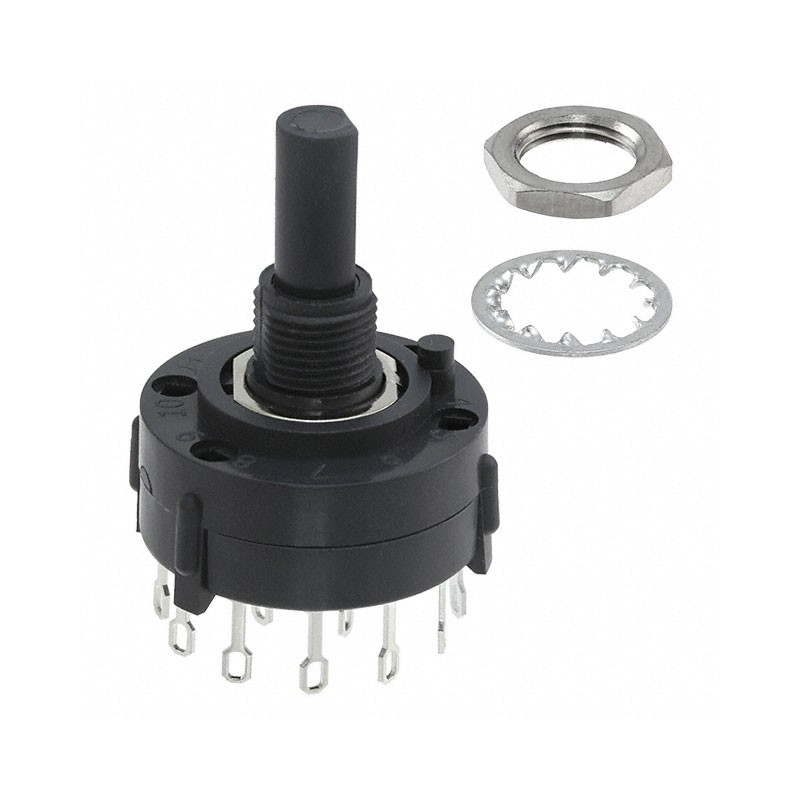 1 pcs : A30405RNZQ - SWITCH ROTARY 4POS 2.5A 125V