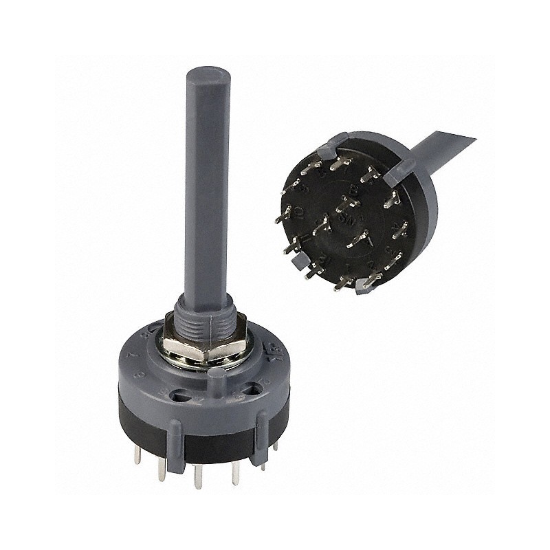 1 pcs : A30415RNCQE - SWITCH ROTARY 4POS 2.5A 125V