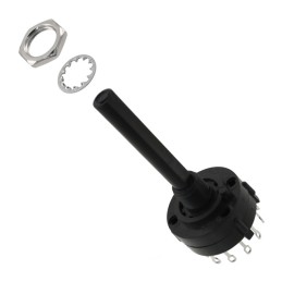 1 pcs : A30415RNZQ - SWITCH ROTARY 4POS 2.5A 125V