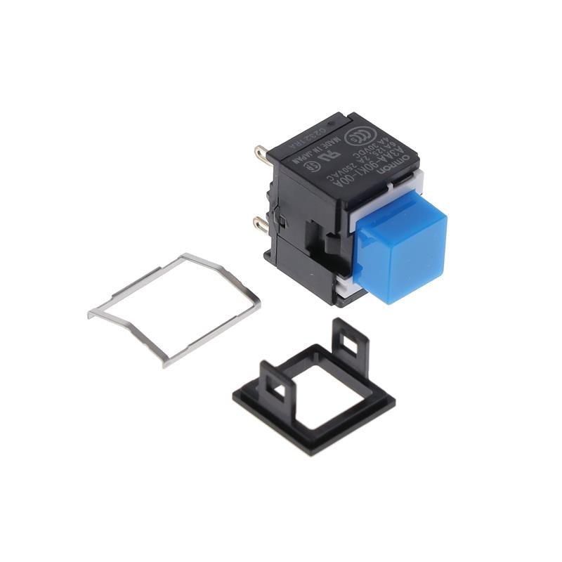 1 pcs : A3AA-90K1-00A - SWITCH PUSH SPST-NO 6A 125V
