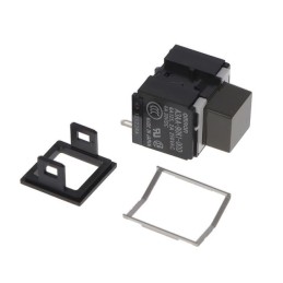 1 pcs : A3AA-90K1-00D - SWITCH PUSH SPST-NO 6A 125V