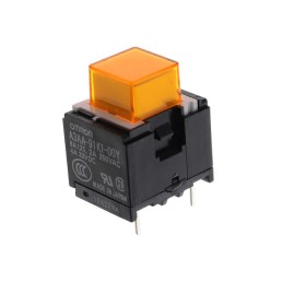 1 pcs : A3AA-91K1-00Y - SWITCH PUSH SPST-NO 6A 125V