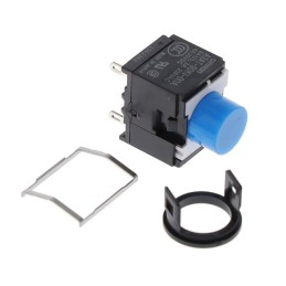 1 pcs : A3AT-90K1-00A - SWITCH PUSH SPST-NO 6A 125V