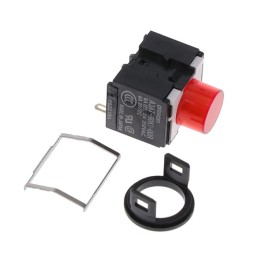 1 pcs : A3AT-90K1-00R - SWITCH PUSH SPST-NO 6A 125V