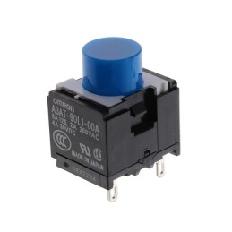 1 pcs : A3AT-90L1-00A - SWITCH PUSH SPST-NO 6A 125V