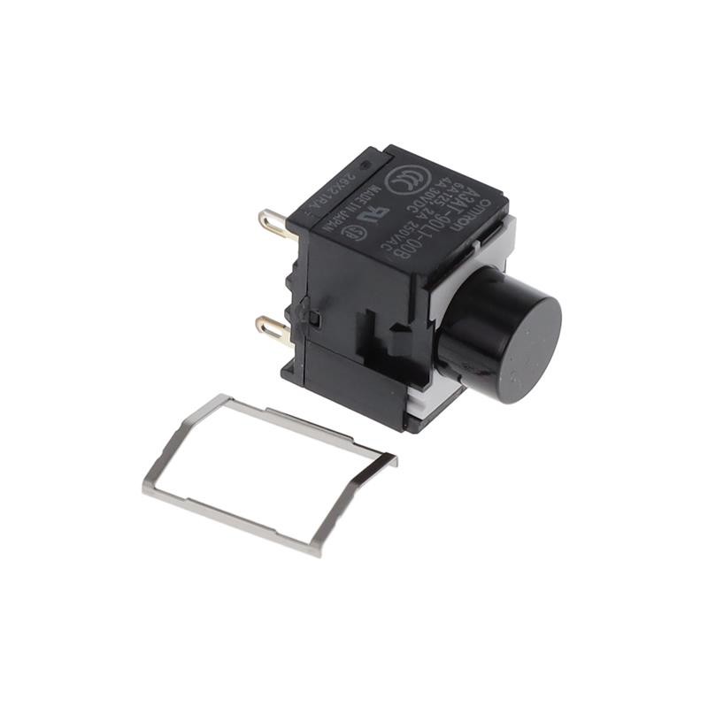 1 pcs : A3AT-90L1-00B - SWITCH PUSH SPST-NO 6A 125V