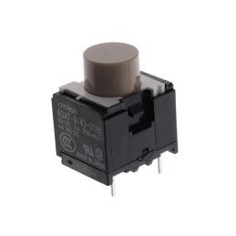 1 pcs : A3AT-91K1-00H - SWITCH PUSH SPST-NO 6A 125V