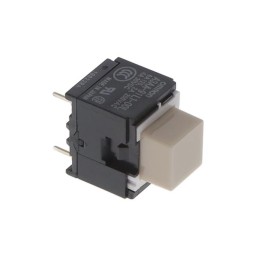 1 pcs : A3AT-91K1-00R - SWITCH PUSH SPST-NO 6A 125V