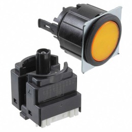 1 pcs : A3UL-TBY-2A1C-M - SWITCH PUSHBUTTON SPDT 0.1A 30V