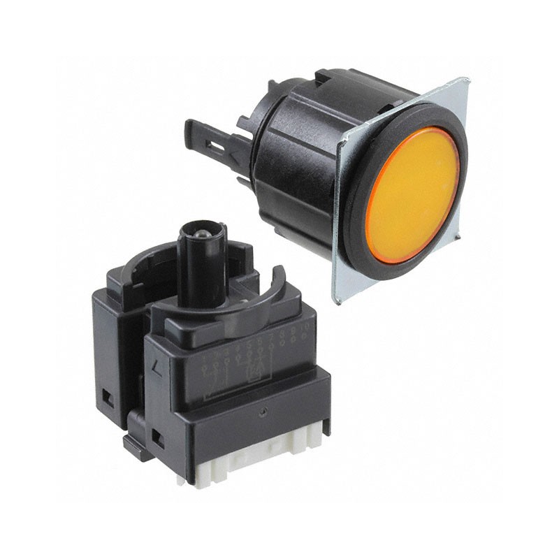 1 pcs : A3UL-TBY-2A1C-M - SWITCH PUSHBUTTON SPDT 0.1A 30V