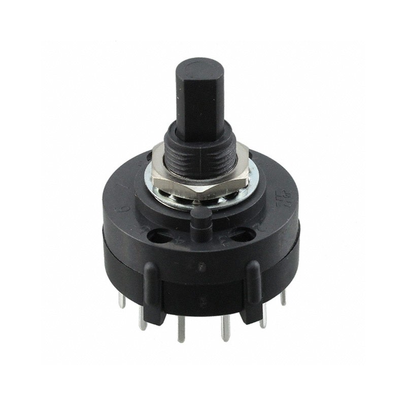 1 pcs : A40303RNCQ - SWITCH ROTARY 3POS 2.5A 125V